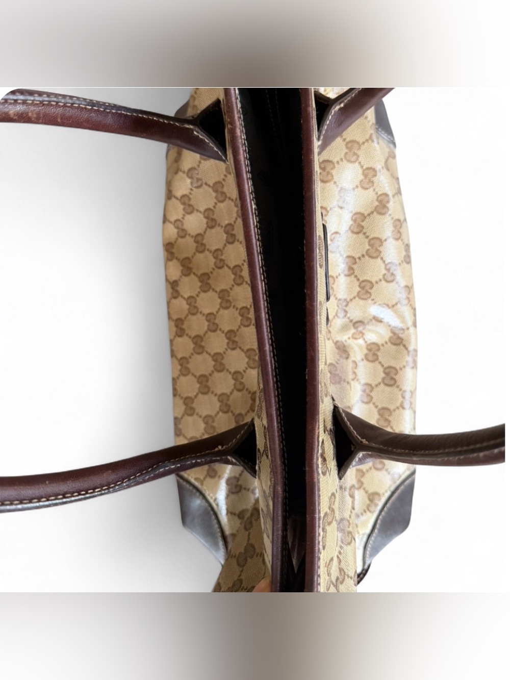 Gucci GG Crystal Coated Hysteria Crest Monogram Tote Bag. Comes with COA - Picture 10 of 17